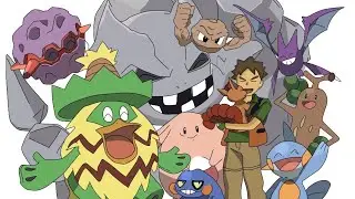 Speed art of Brock with his all Pokemon . #shorts