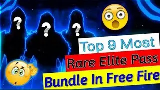Top 9 Most Demanding And Rare Elite Pass 🔥😱 Free Fire Bundle #shorts #freefire #youtubeshorts