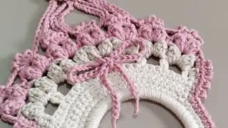 Vídeo aula Porta pano de prato Cestinha de tulipa