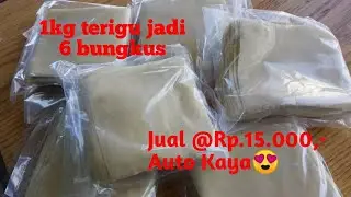 Cara membuat kulit pangsit, kenyal tipis, anti sobek