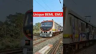 Unique Looking BEML EMU Train of Eastern Railway #Shorts