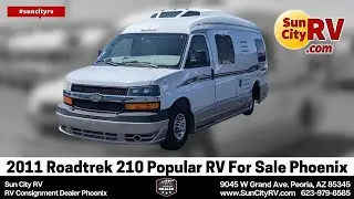 2011 Roadtrek 210 RV For Sale Phoenix | Sun City RV Consignment Dealer