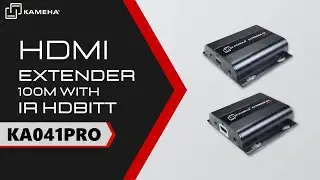 KA041PRO HDMI EXTENDER 100M WITH IR HDbitT &ndash; KAMEHA