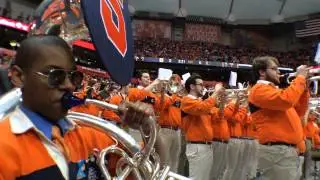 Syracuse band plays during Orange's game vs. Miami