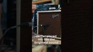 This is how you mic a guitar amp #guitar #guitaradvice #guitartech