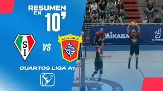 🏐Resumen en 10': Stadio Italiano vs Excelsior - Cuartos de Final Liga A1 Varones 2025