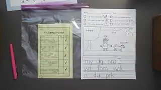 Kindergarten Editing Writing Lesson