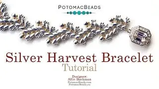 Silver Harvest Bracelet - DIY Jewelry Making Tutorial by PotomacBeads