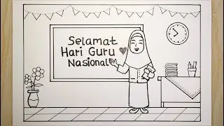Gambar hari guru yang mudah