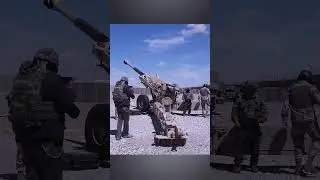 Training Iraqi soldiers in the use of artillery #shorts #military