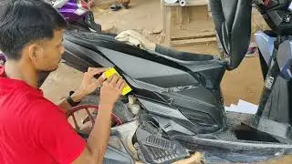 HONDA VARIO 125 MAKIN GARANG || PASANG SKOTLET VARIO 125 HITAM DOFF @Praptovrs