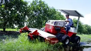 Mow Through Anything - Wet Ground, Palmettos, Bamboo, and Orange Grove, Ventrac 4500