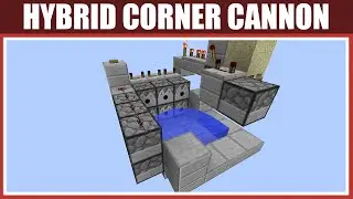 Minecraft: Hybrid Corner Cannon [Deadly Accurate & Long Range!] [Tutorial] [1.7/1.8+]