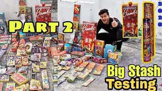 Cheapest Crackers Stash Testing Part 2 | Different type of Crackers Testing | ROCKETS | Diwali 2020