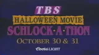 1993 TBS Halloween Movie Schlock-A -Thon Promo (Elvira: Mistress of the Dark)
