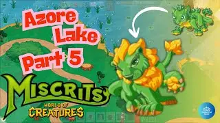 Catching Miscrits Part 5 🌼 | Cubsprout Evolves into Dandylion (Azore Lake, Sunfall Kingdom)