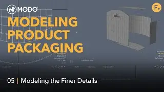 Modeling Product Packaging in Modo | Modeling the Finer Details