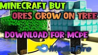 How to download minecraft but ores grow on tree for android || Barbiddo ||