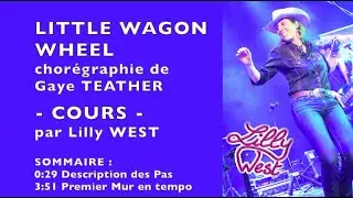 [COURS] LITTLE WAGON WHEEL de Gaye TEATHER, enseignée par Lilly WEST