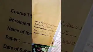 NOU Assignment lifafa ka review 2022 lifafa kaise bhare