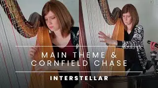 Interstellar: Main Theme & Cornfield Chase (Harp Cover) + Sheet Music