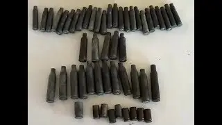 Cleaning black brass cases in a wet tumbler