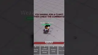 Wanna join a clan??#roblox #tsb #shorts #trending