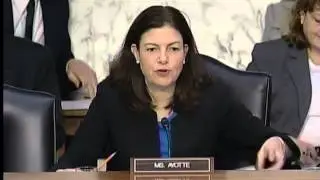 Senator Ayotte Discusses Dept of Defense Military Construction