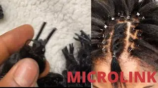 WATCH ME TRANSFORM HOW TO MICROLINK HAIR EXTENSION