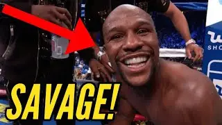 FLOYD MAYWEATHER SAVAGE MOMENTS!