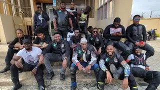 Group ride to the smoking hills golf resort with the Metallic BullRidaz - Ondo Auto Rally