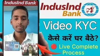 IndusInd Bank Zero Balance Account With Video KYC Live Indusind bank video kyc kaise kare