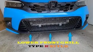 Нижняя решетка радиатора Civic Type R для США и Канады | Модификации не требуются | Прямая замена