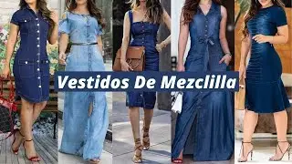 DENIM 2021 / VESTIDOS DE MEZCLILLA EN TENDENCIA😎 TRENDY DENIM DRESSES