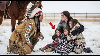 A Feared Comanche Came To Collect What Was Owed—But Found A Poor Widow Shielding Her Starving Twins.