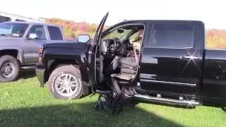 Glide 'n Go Lift Seat in Chevrolet Silverado/Suburban/Tahoe & GMC Sierra/Yukon-Stowing Wheelchair
