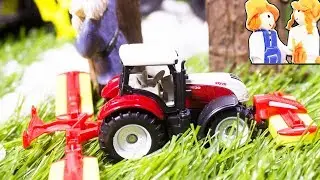 Tractors for kids | Steyr tractor unboxing | farm land toys for kids | BowBow Toy