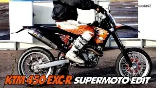 KTM 450 EXC-R - Supermoto Video Edit 2017