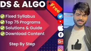 A-Z Data Structures and Algorithms with Exclusive Content. 100% Free. newbie & Advance