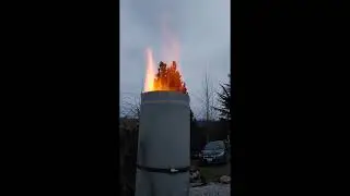 Biochar Burn in TLUD, inner-retort system