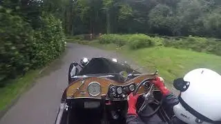 At Wiscombe Park MGCC Hill Climb in an MG TC, 12 September 2020
