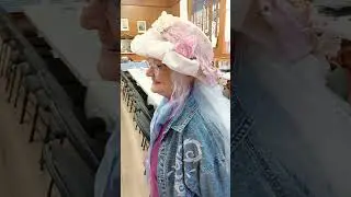 This lady made her own lovely Easter Bonnet