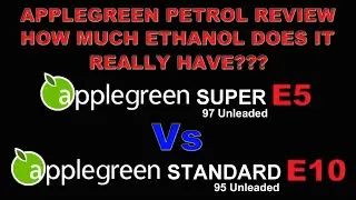 Обзор топлива Applegreen ⛽ Тестирование неэтилированного бензина E5 Super 97 против E10 Applegreen для этанола 13-5-22