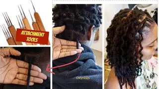 ATTACHING HANDMADE LOC EXTENSIONS | THE TOOLS I USE & HOW I DO IT