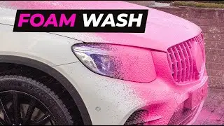 Mercedes GLC Safe Pink Snowfoam Wash &ndash; Детейлинг экстерьера автомобиля