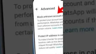 🔒WhatsApp కొత్త ఫీచర్ &ndash; Calls లో IP Address రక్షణ | WhatsApp Advanced Privacy Settings Telugu#shorts