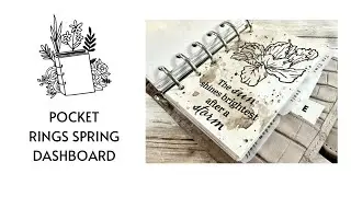 Pocket Ring Planner Stamped Dashboard