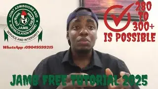 JAMB 2025 Free Tutorial