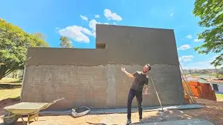 EXTERNAL PLASTERING HAS STARTED! 80M2 SINGLE-STORY HOUSE