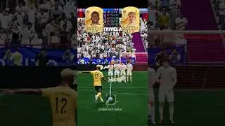 Osimhen vs Griezmann Free Kick Challenge in FC 24 #shorts